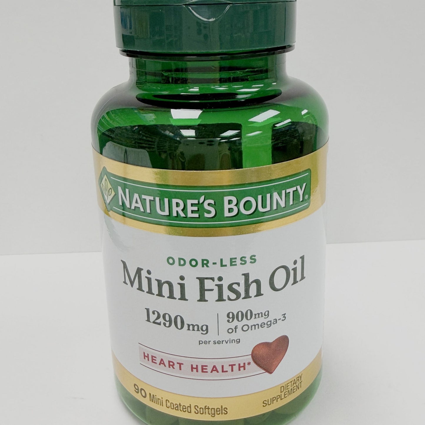 Nature's Bounty Odor-Less Mini Fish Oil 1290mg 90c