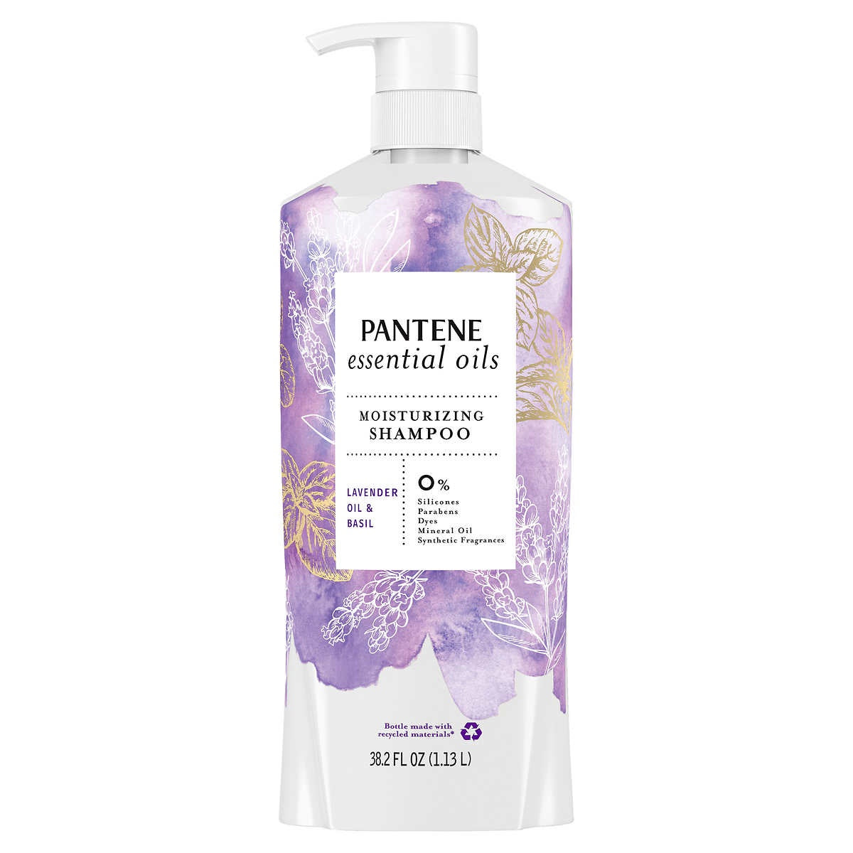 PANTENE Essential Oils SHAMPOO 38.2 FLOZ (1.13L)
