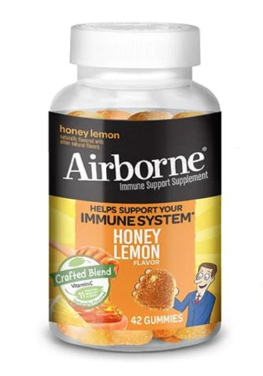 AIRBORNE GUMMIES HONEY LEMON 42 CT