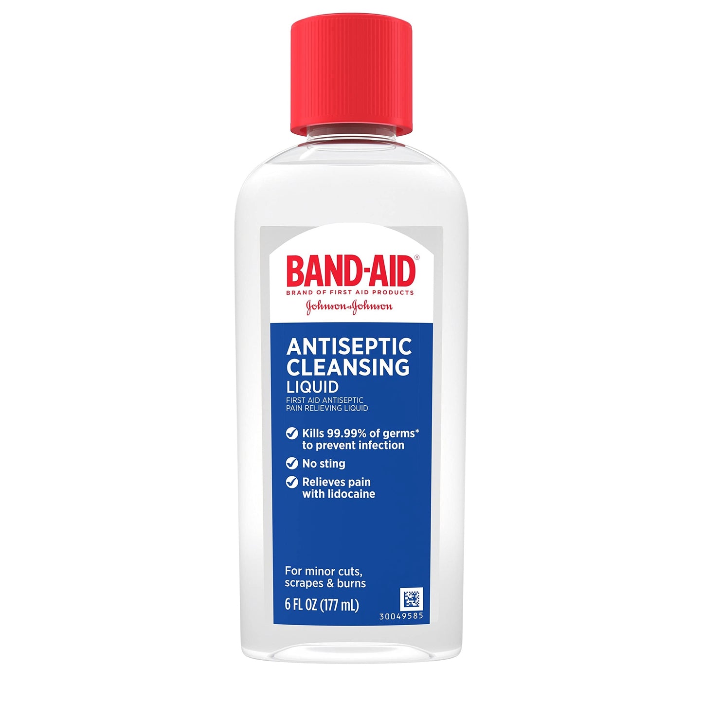 BAND-AID ANTISEPTIC CLEANSING LIQUID 6 OZ