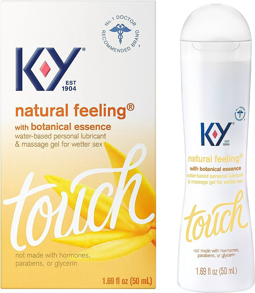 K-Y Natural Feeling Personal Lubricant & Massage Gel, Touch - 1.69 fl oz