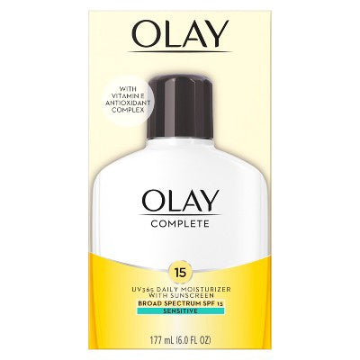 Olay Complete Lotion Moisturizer Sensitive Skin - Spf 15 - 6 Fl Oz