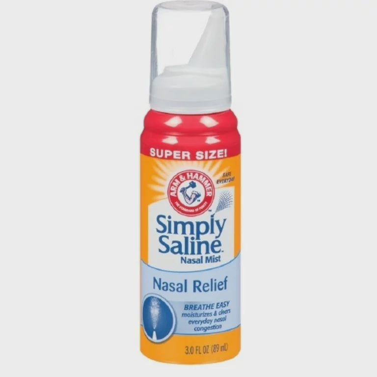 Simply Saline Sterile Nasal Mist, Super Size - 3 Oz