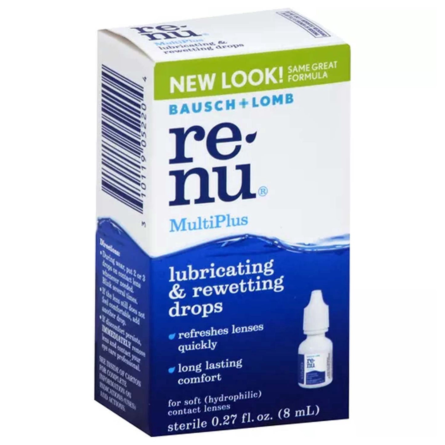 Bausch & Lomb Re-Nu MultiPlus Lubricating and Rewetting Drops - 0.27 fl oz