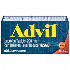 Advil Pain Reliever/Fever Reducer Ibuprofen Coated Tablets, 200 mg - 100 count