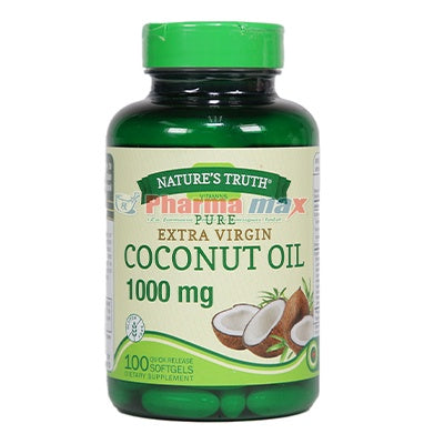 Nature's Truth Vitamins Coconut Oil 1000 mg - 100 Quick Release Softgels