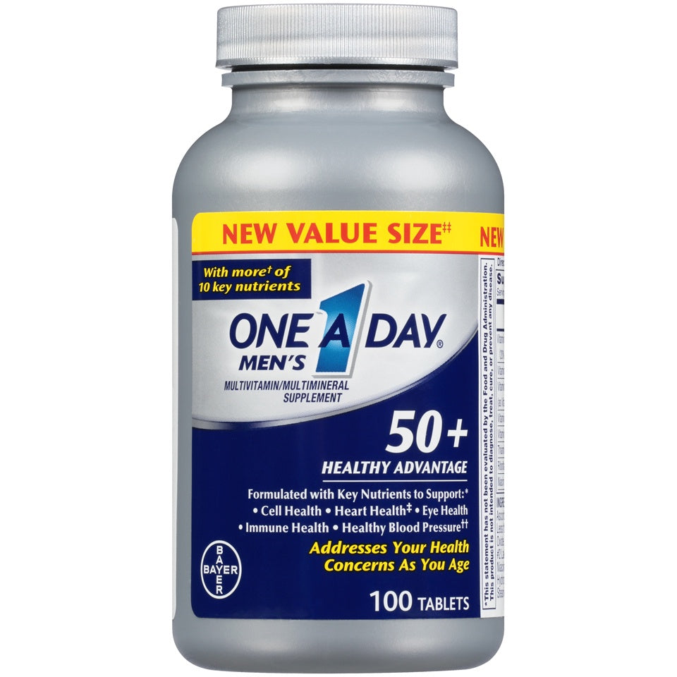 One A Day Men's 50+ Healthy Advantage Multivitamin100.0ea