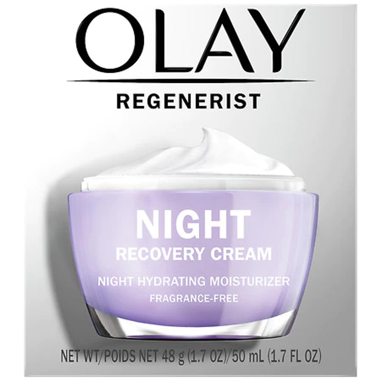 Olay Regenerist Night Recovery Cream Face Moisturizer - 1.7oz