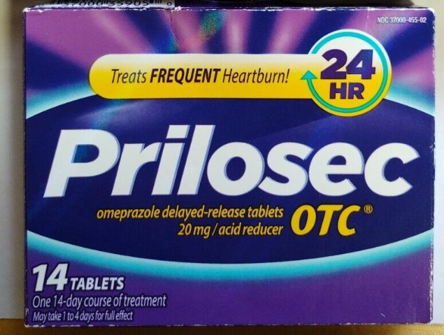 Prilosec OTC Heartburn Relief and Acid Reducer 14 Tablets