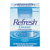 REFRESH CLASSIC LUBRICANT EYE DROPS 0.01 OZ (0.4ML) 30 SINGLE-USE