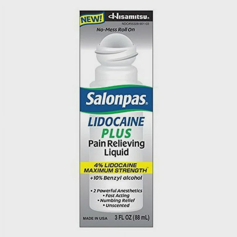 SALONPAS LIDOCAINE PLUS PAIN RELIEVING CREAM 3OZ