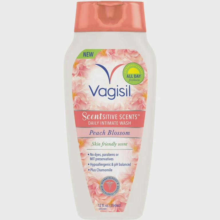 Vagisil Wash Scentsitive Scents Peach Blossom 12 oz