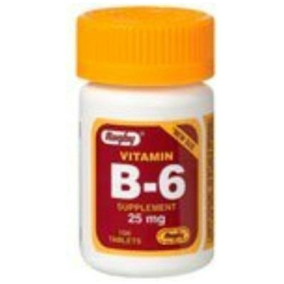 VITAMIN B-6 25MG 100 TBLTS