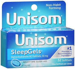 UNISOM SLEEP GELS 32 SOFT