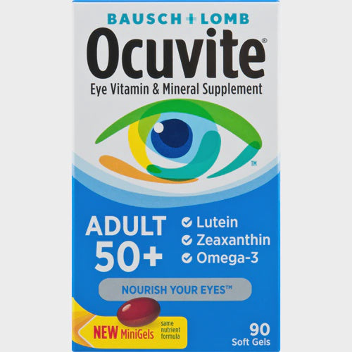 OCUVITE EYE HEALTH ADULT 50+ SOFTGELS 90 CT