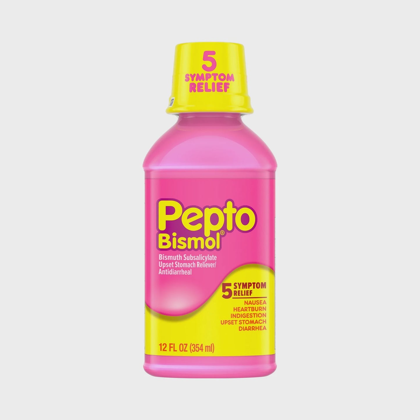 Pepto Bismol Liquid, Upset Stomach & Diarrhea Relief Medicine - 12 fl oz