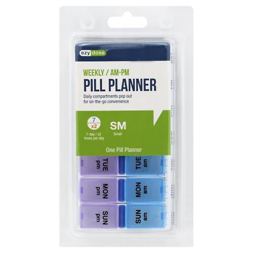 药盒 Ezy-Dose 7-Day Pill Reminder AM/PM Travel