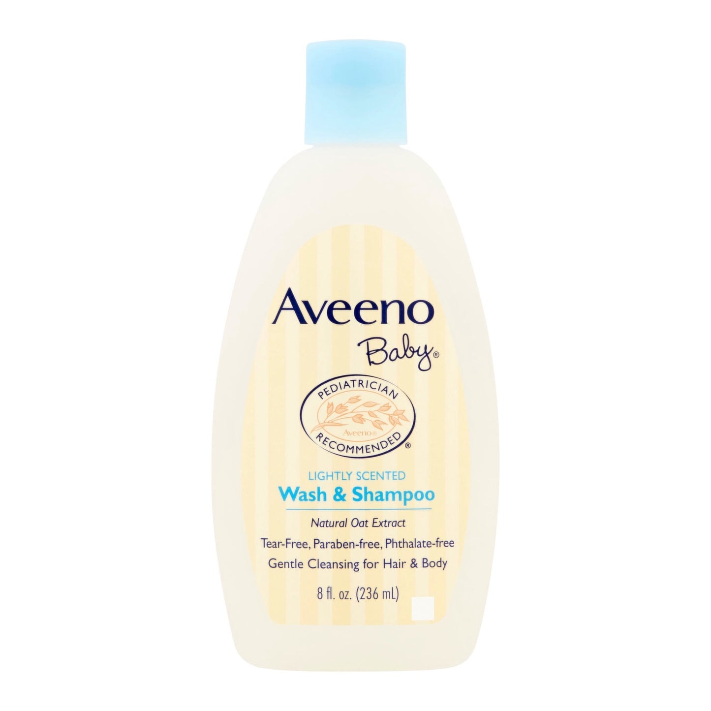 Aveeno Baby Natural Oat Extract Lightly Scented Wash & Shampoo, 8 fl oz