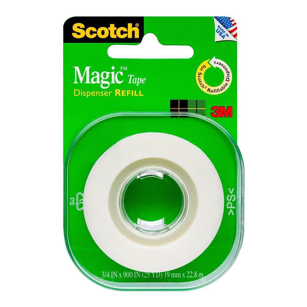 Scotch Magic Tape Refill-.75"X900" 205-L-3M