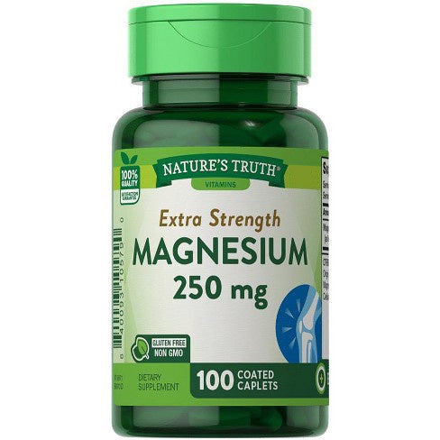 Nature's Truth Magnesium 250mg | 100 Caplets