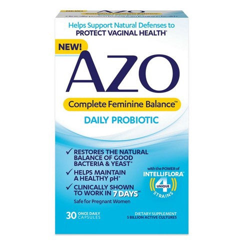 AZO COMPETE FEMININE BALANCE DAILY PROBIOTIC 30C