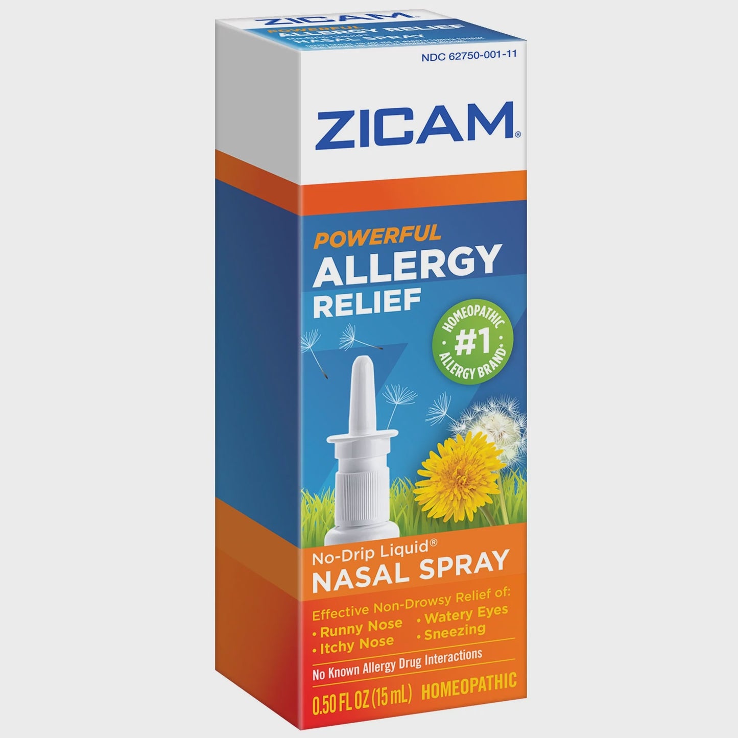 Zicam No-Drip Liquid Non-Drowsy Allergy Relief Nasal Gel, 0.5 Oz