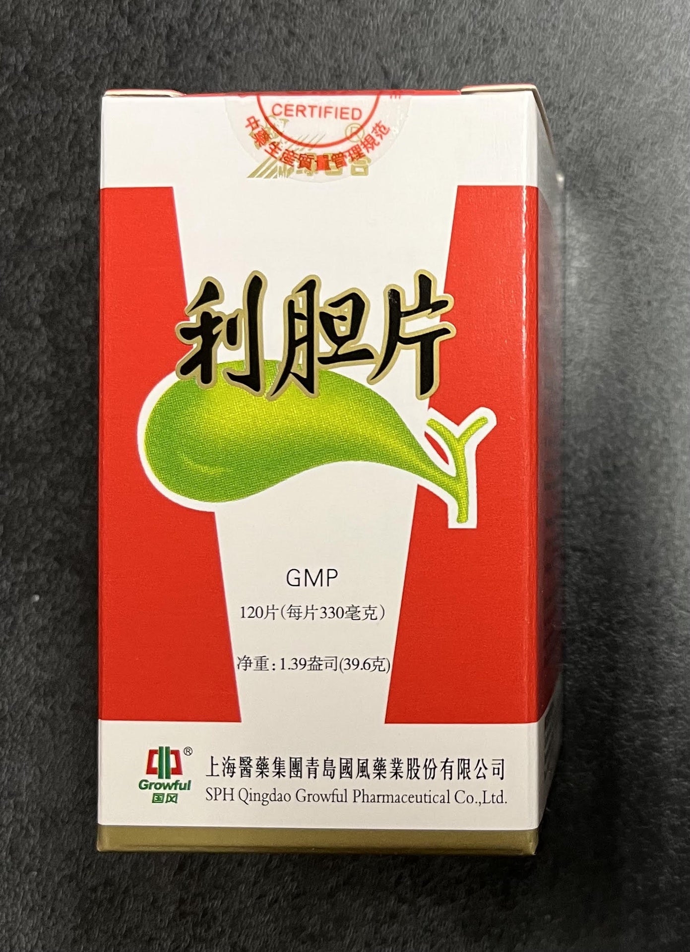 绿百合 利胆片 GALL BL ADDER SUPPORT FORMULA 330mg*120TAB