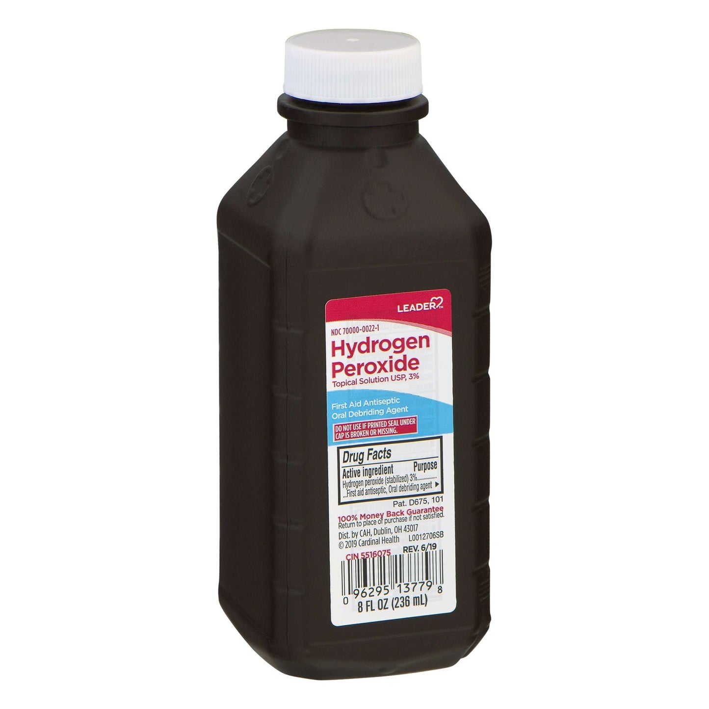 LEADER(TM) HYDROGEN PEROXIDE 3% SOLUTION 8 OZ