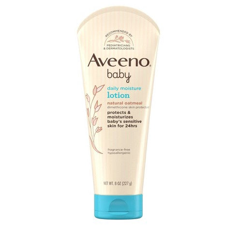 AVEENO Baby Daily Moisture Lotion Fragrance Free 8 fl oz.