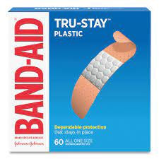 BAND-AID® Brand TRU-STAY™ Plastic Bandages All One Size, 60 Count
