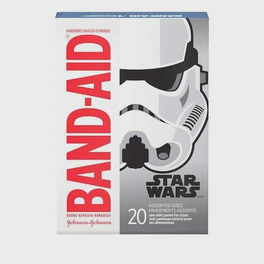 Band-Aid Star Wars Assorted Size Adhesive Bandage - 20 count