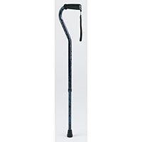CANE OFFSET DESIGNER ADJUSTABLE BLUE