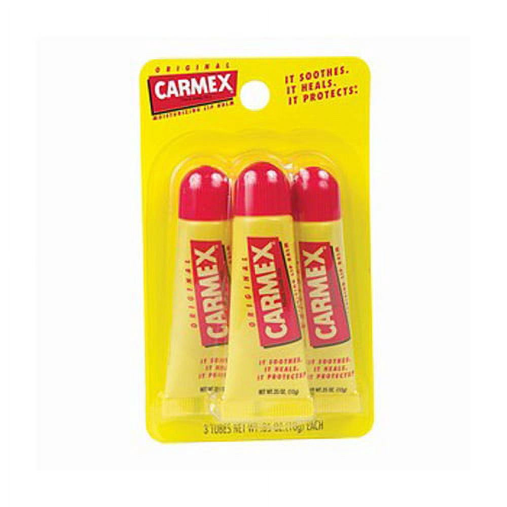 Carmex Value Pack Lip Balm, Original Flavored - 3 Ea