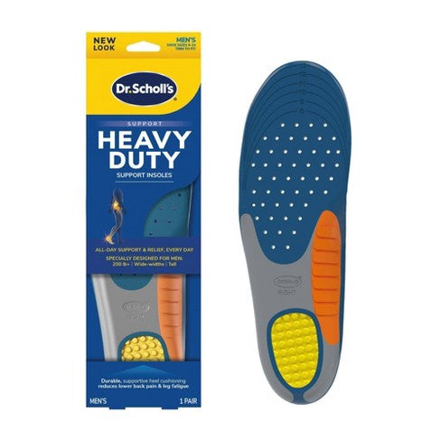 Dr. Scholl's Heavy Duty Support Insoles For Men - 1pair - Size (8-14)