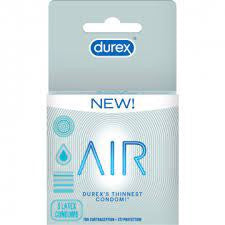 Durex Air Condom, Latex - 3 condoms