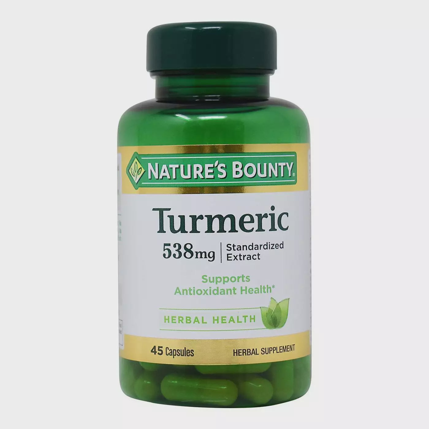 NATURE'S BOUNTY TURMERIC 500MG CAPSULES 45 CT