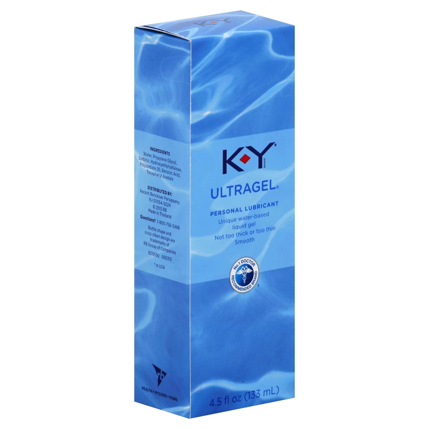 K-Y Ultragel Personal Water Based Lubricant Gel - 4.5 fl oz tube