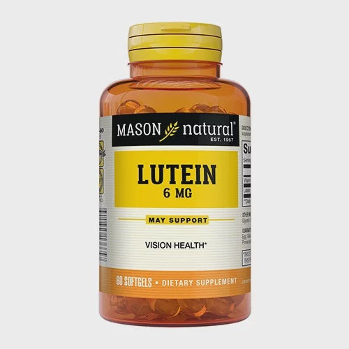 Mason Natural Lutein 6Mg Antioxidant Softgels, Cholesterol Free, 60 Ea