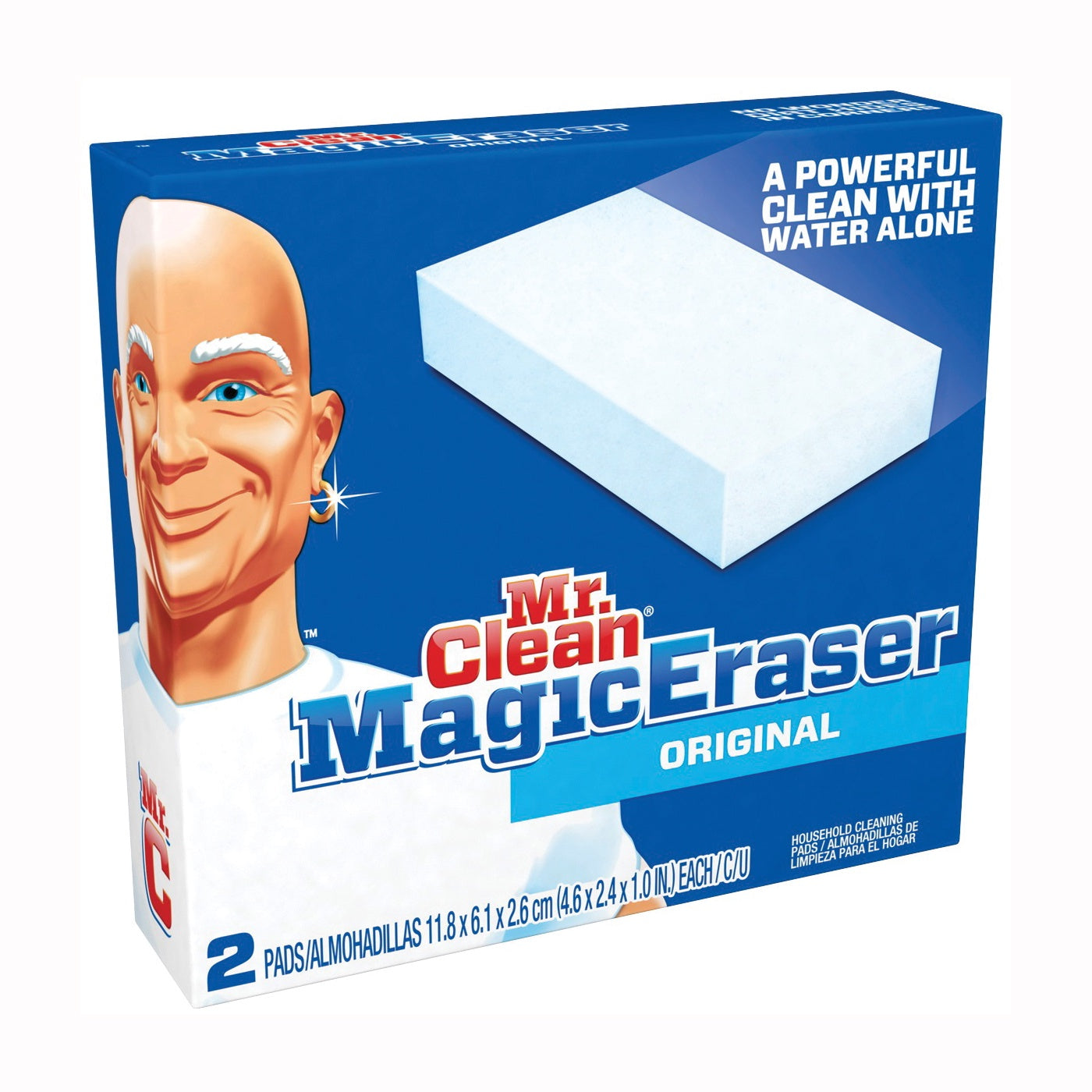 Mr. Clean Magic Eraser Cleaning Pads with Durafoam, 2 Ct