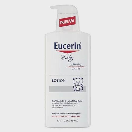 Eucerin Baby Body Lotion With Pro-Vitamin B5 and Natural Shea Butter, 13.5 oz