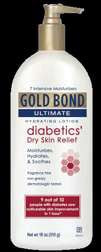 GOLD BOND DIABETICS DRY SKIN BODY LOTION 18 OZ