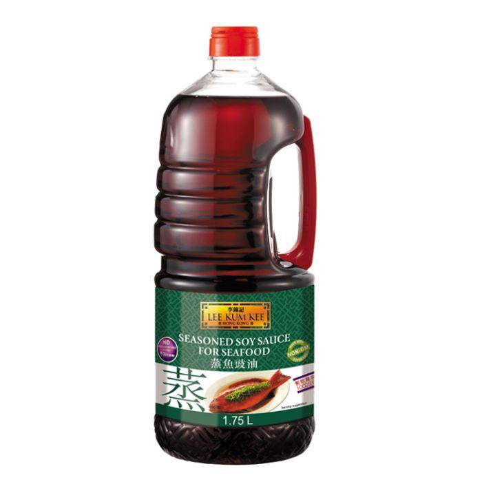 蒸鱼豉油 LEE KUM KEE Brand SEASONED SOY SAUCE FOR SEAFOOD 59 Fl oz (1.75 L)