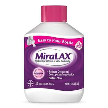 Miralax Gentle Constipation Relief 45 Doses Without Harsh Side Effects Osmotic Laxative Powder - 26.9oz