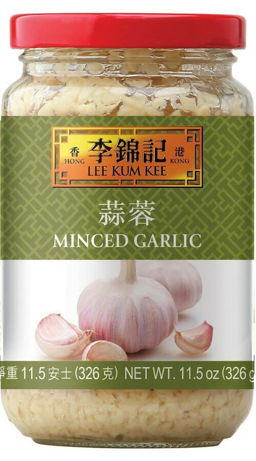LEE KUM KEE Brand GARLIC MINCED 11.5 oz (326g)
