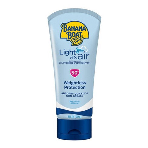 BANANA BOAT LIGHT AS AIR SPF 50+ SUNSCREEN LOTION 6 FLOZ