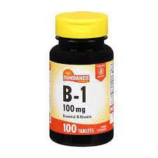Sundance Vitamins B-1 100 Mg Energy Metabolism Tablets, 100 Ea