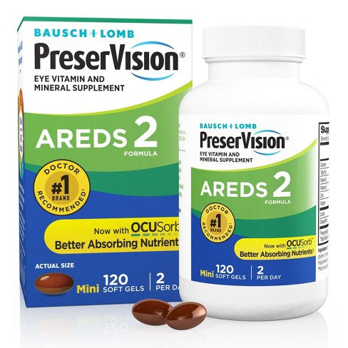 Preservision Areds 2 Eye Vitamin And Mineral Softgels - 120ct
