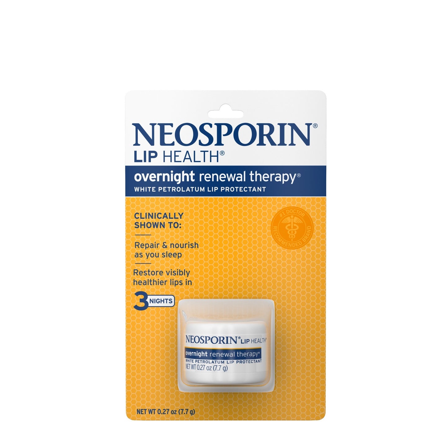 NEOSPORIN LIP HEALTH OVERNIGHT RENEWAL THERAPY WT0.27 OZ (7.7g)