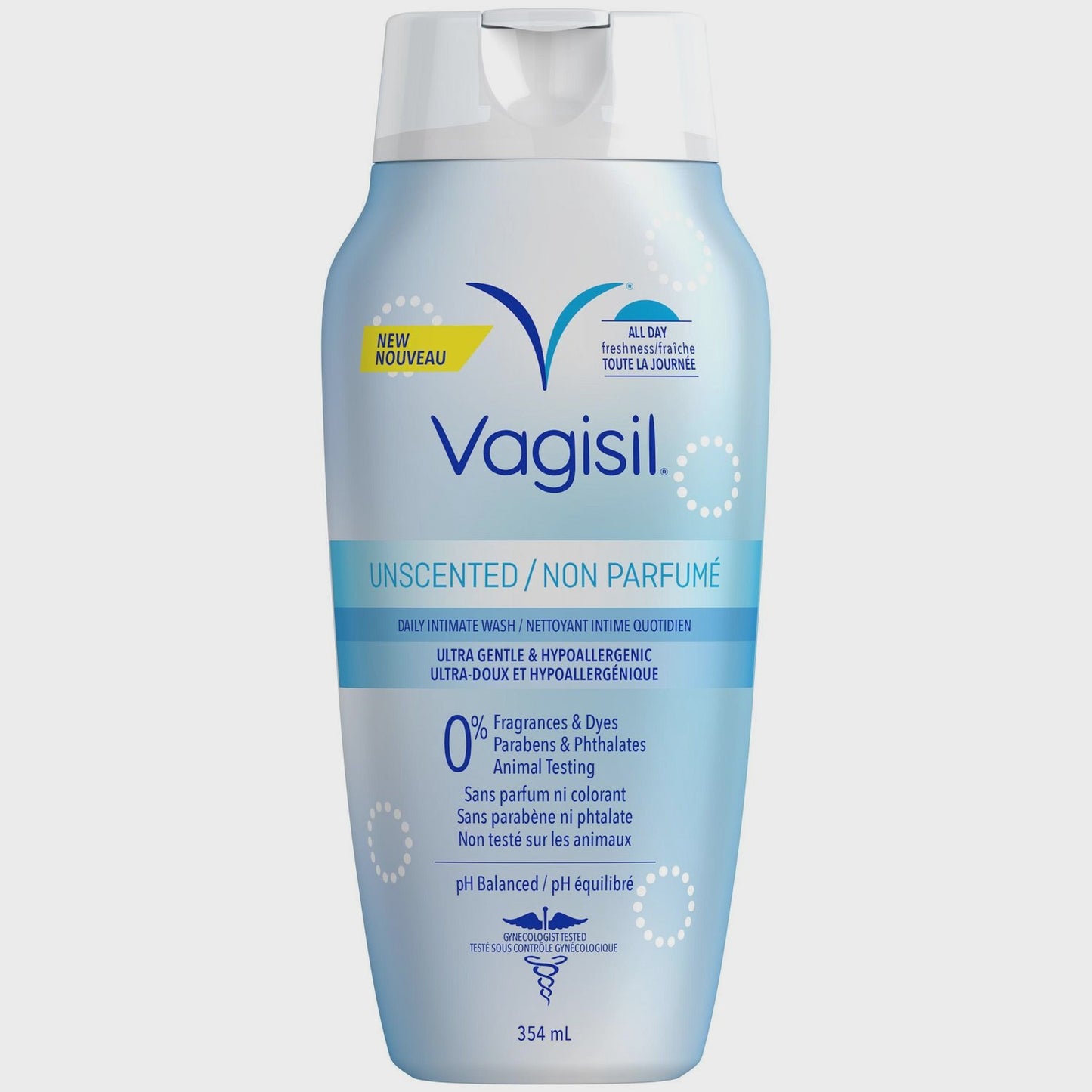 Vagisil Unscented Daily Intimate Wash 12 OZ(354 ML)