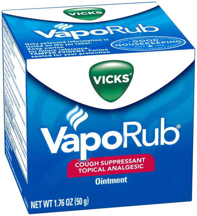 VICKS NASAL DECONGESTANT/COUGH SUPPRESSANT/TOPICAL ANALGESIC - 1.76OZ